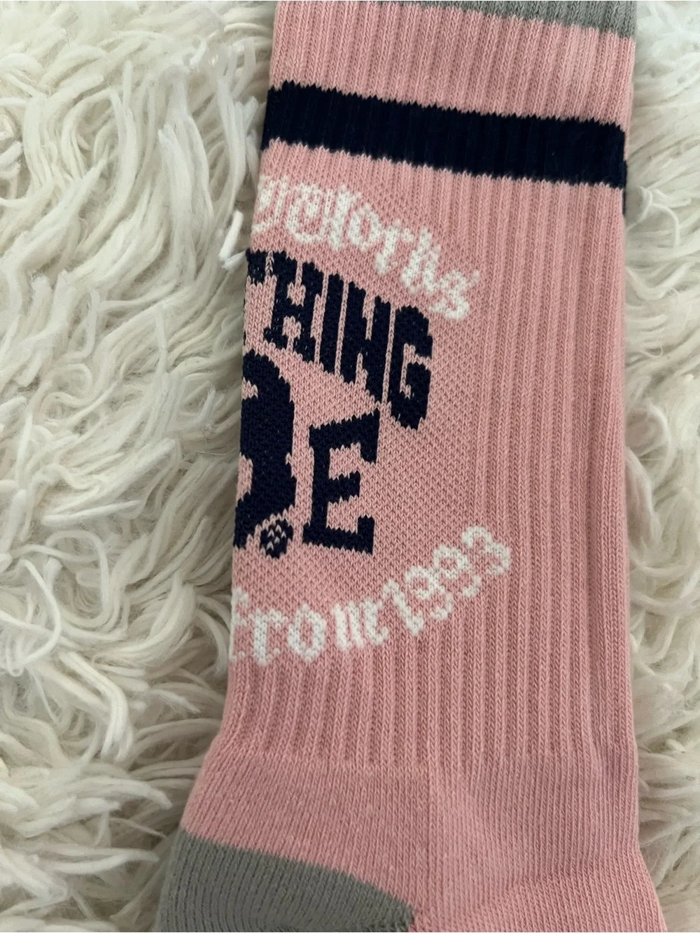 Bape crew socks logo striped men’s or women’s Unisex size 8-11